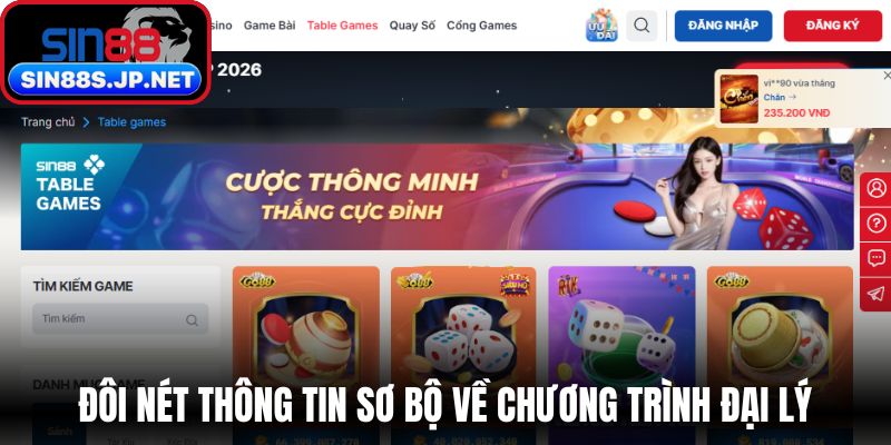 Đôi nét thông tin sơ bộ về chương trình đại lý