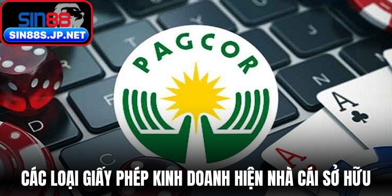 Các loại giấy phép kinh doanh hiện nhà cái sở hữu