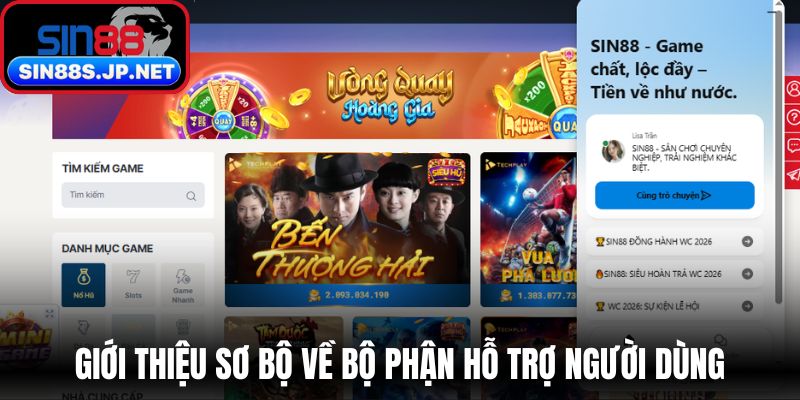 Giới thiệu sơ bộ về bộ phận hỗ trợ người dùng