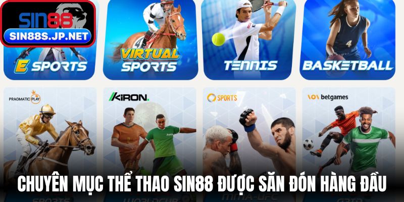 Chuyên mục thể thao SIN88 được săn đón hàng đầu